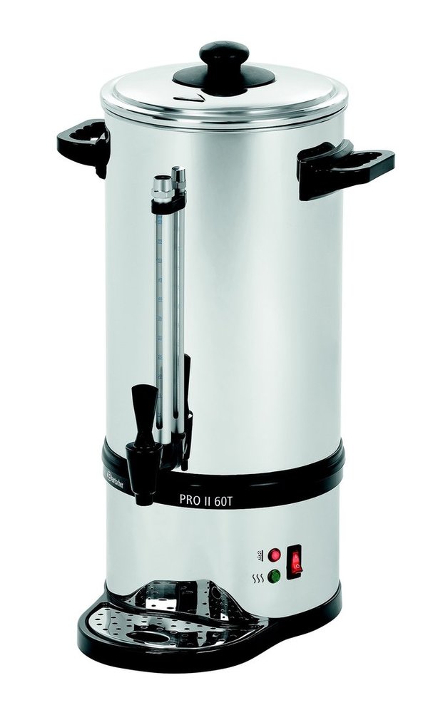 Bartscher Rundfilter Kaffeemaschine PRO II 60T mit Edelstahl Dauerfilter, Neues Modell